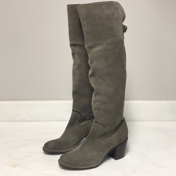 Frye Shoes - Frye Suede Lucinda Slouch Boots
